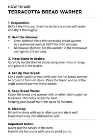 Bread Warmer & Basket - Bird Round-4